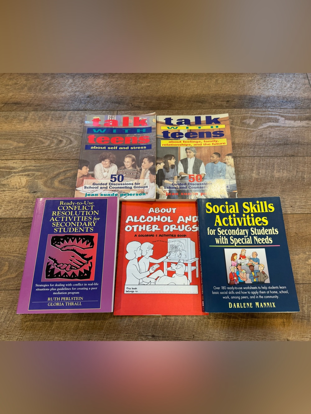 Social Work or Counseling High School Work Books or Educational Books
